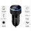 Thumbnail: Universal 12V-24V Fast Dual USB Car Charger Adapter LED Display Cigarette Socket