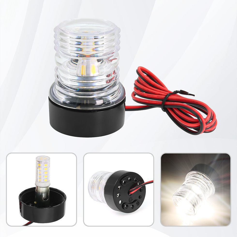 Thumbnail: 12V LED Navigation Anchor Light 360 Degree All Round For Marine Boat Light Yacht