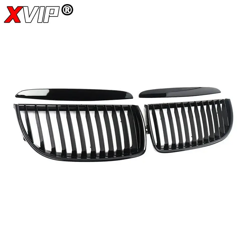 Thumbnail: XVIP Diamonds Style Front Bumper Kidney Grilles For BMW 3-Series E90 E91 2005-20
