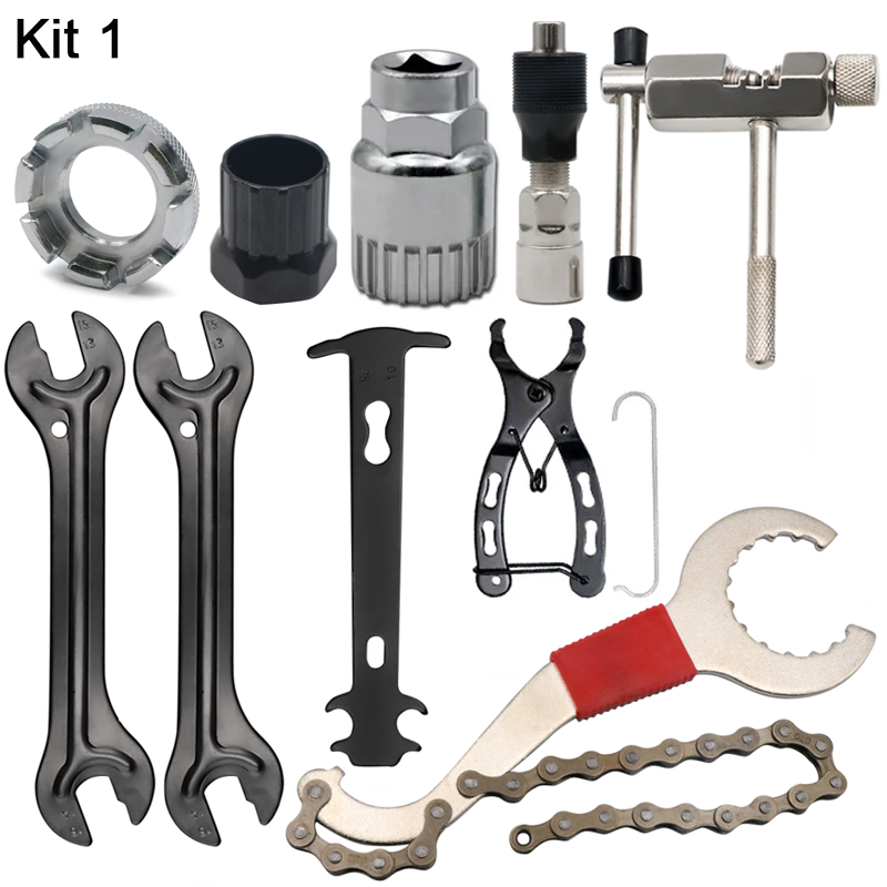 Thumbnail: Bicycle Repair Tool Sets Chain Breaker Crank Puller MTB Bike Chain Measuring Rul