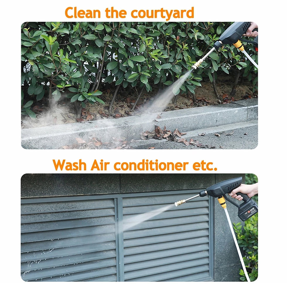 Thumbnail: Meterk Cordless Pressure Washer, 120PSI Portable Pressure Cleaner Handheld ..