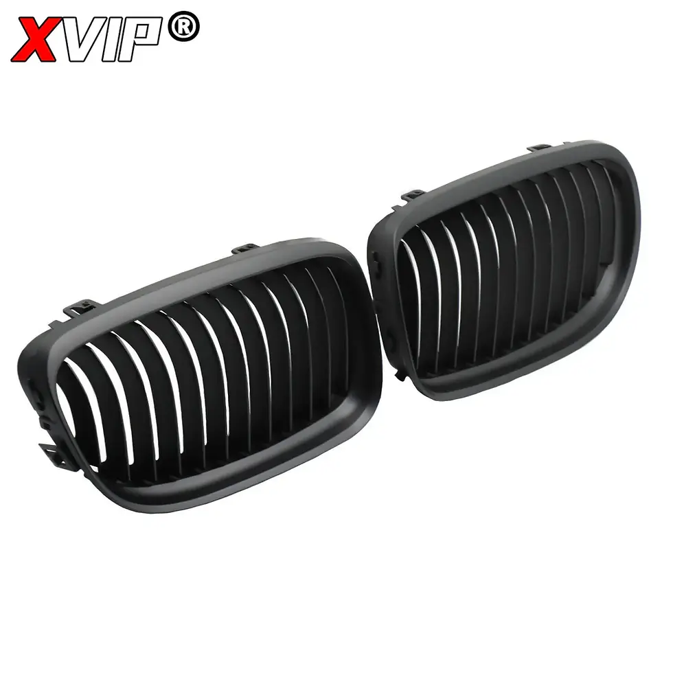 Thumbnail: XVIP Single Line Style Front Bumper Grilles For BMW 3-Series E90 E91 2009-2012 M