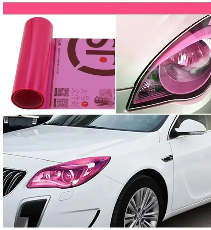 Thumbnail: Car Headlight Tint Film Fog Light Taillight Smoke Black Tint Vinyl Film Waterpro