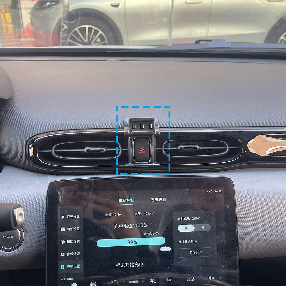 Thumbnail: Car Phone Holder for Leapmotor T03 GPS Bracket Navigation Stand Auto Accessories