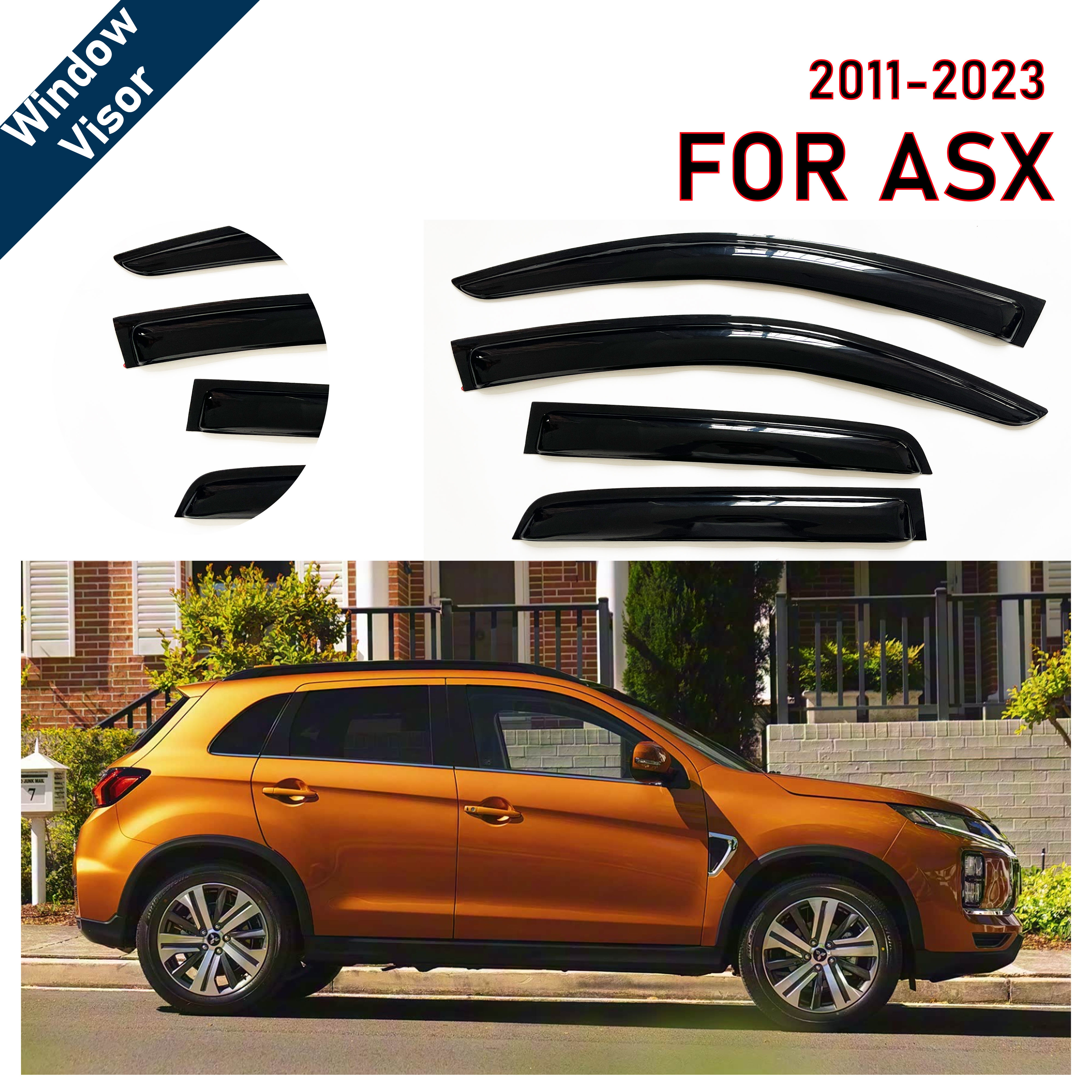 Window Visor for Mitsubishi ASX/Outlander Sport 2011-2023 | 4pcs Rain Guard Wind