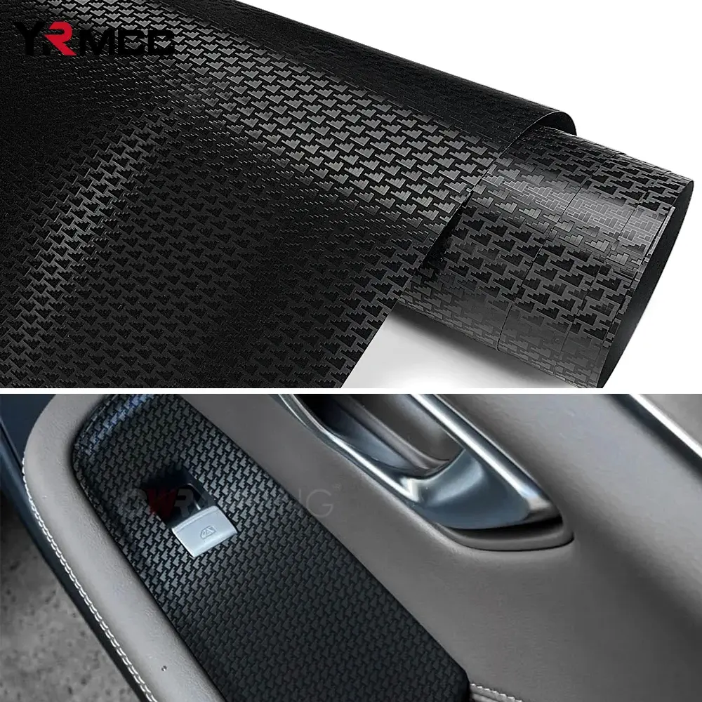 Car Vinyl Wrap Forged Carbon Fiber Film Aircraft Patterned Car Stickers Waterpro