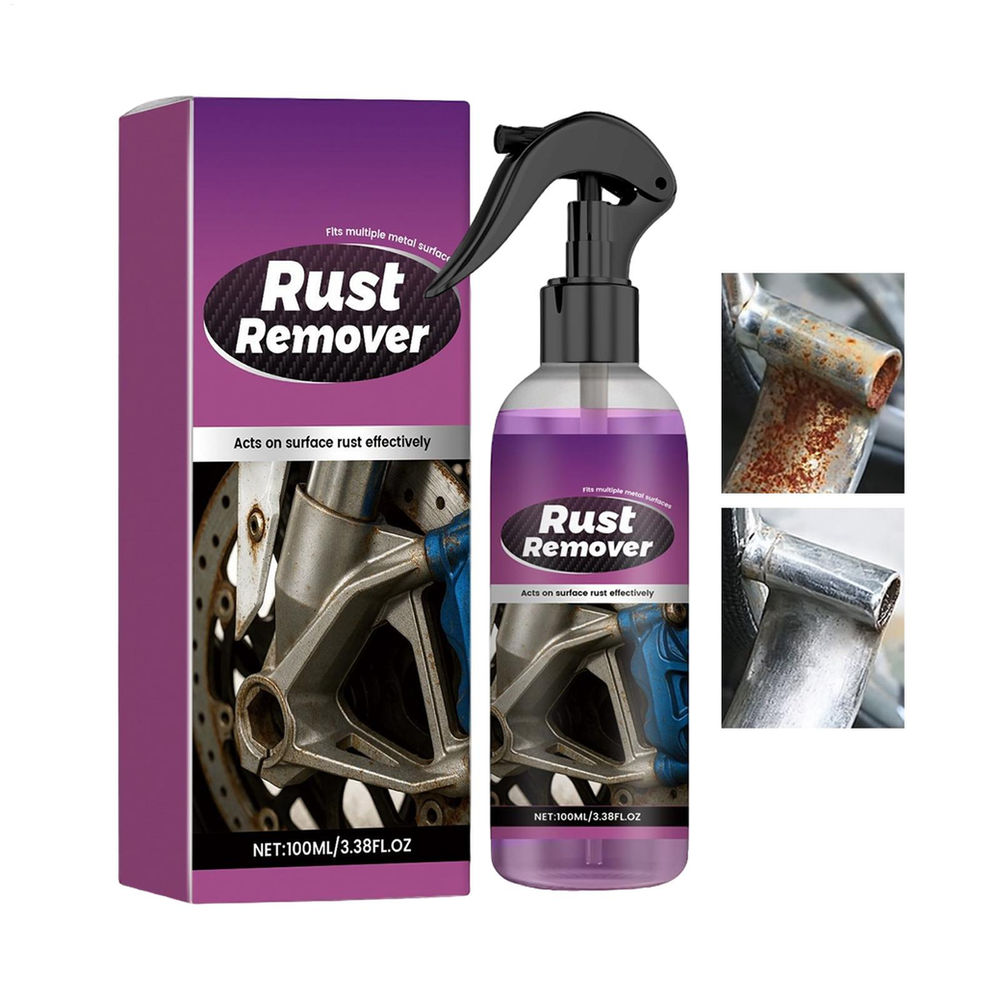 100ml Car Rust Remover Spray Safe for Auto Paint Metal Surface Treatments for Ch