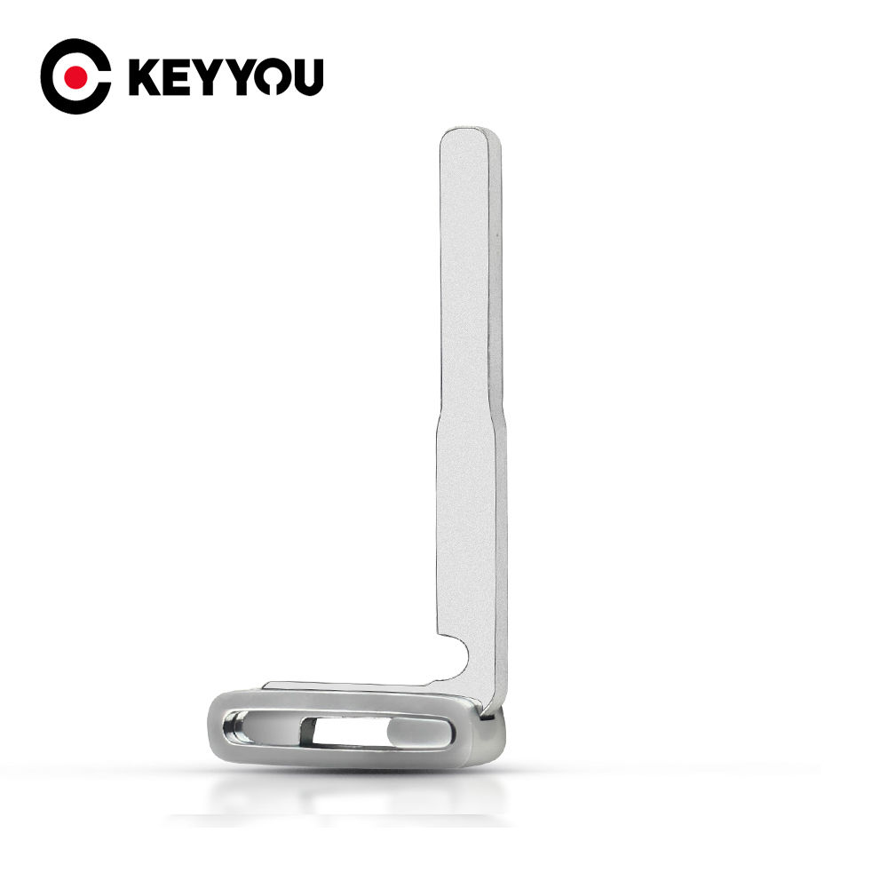 KEYYOU For Volvo S40 S60 S80 XC60 V40 V70 V60 Keyless Entry Uncut Insert Emergen