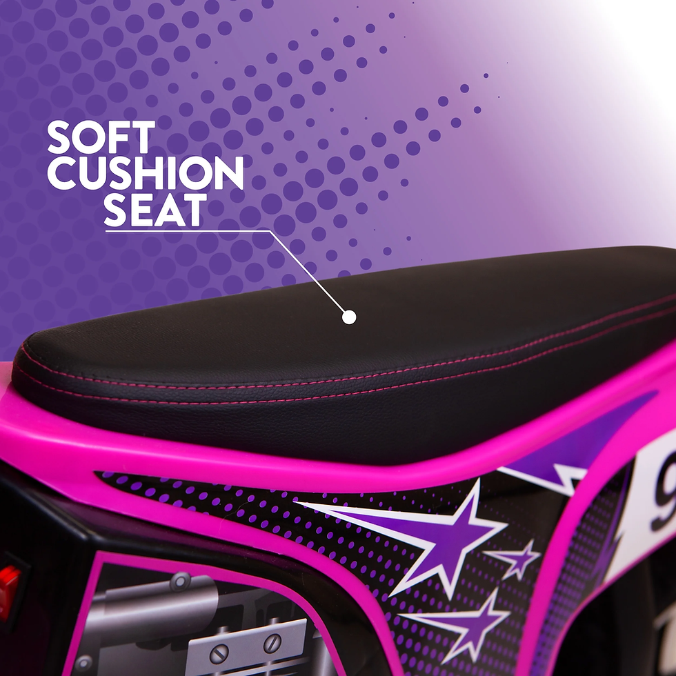 Thumbnail: M8TRX Pink 24V Electric Dirt Bike, Ride on Toy Motorcycle for Kids and Teens