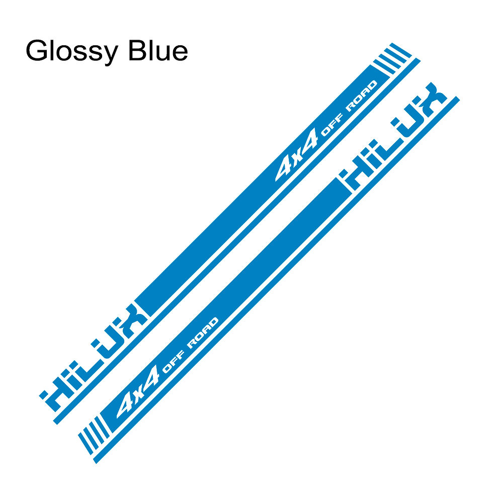 Thumbnail: 2PCS Car Racing 4x4 Off Road Decal Car Door Side Stripes Stickers Auto Body Deco