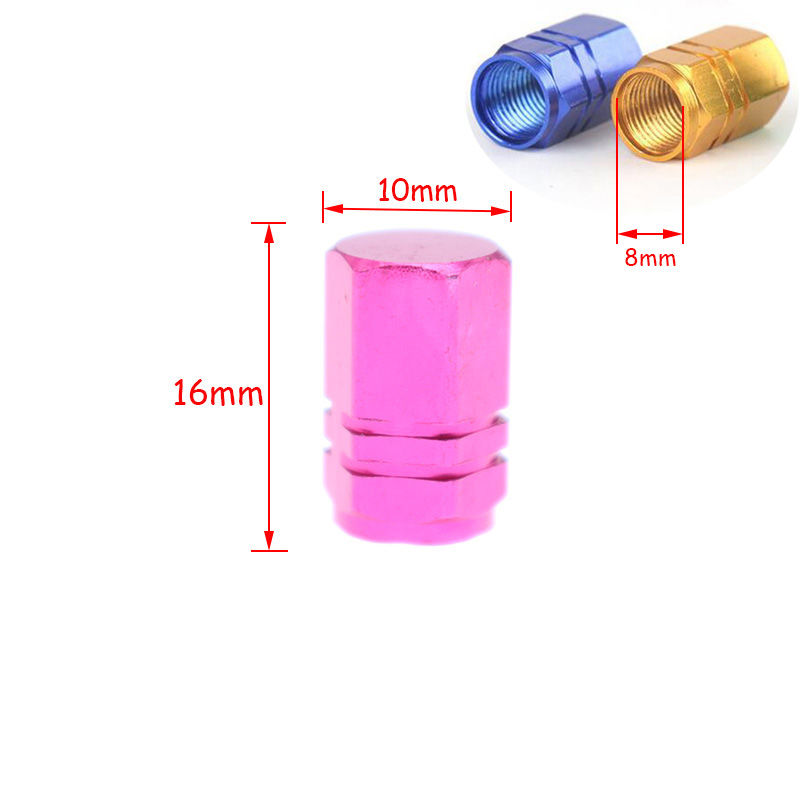 Thumbnail: Aluminum Alloy Car Wheel Tire Valve Caps,Tire Rim Stem Covers,Waterproof,Automob