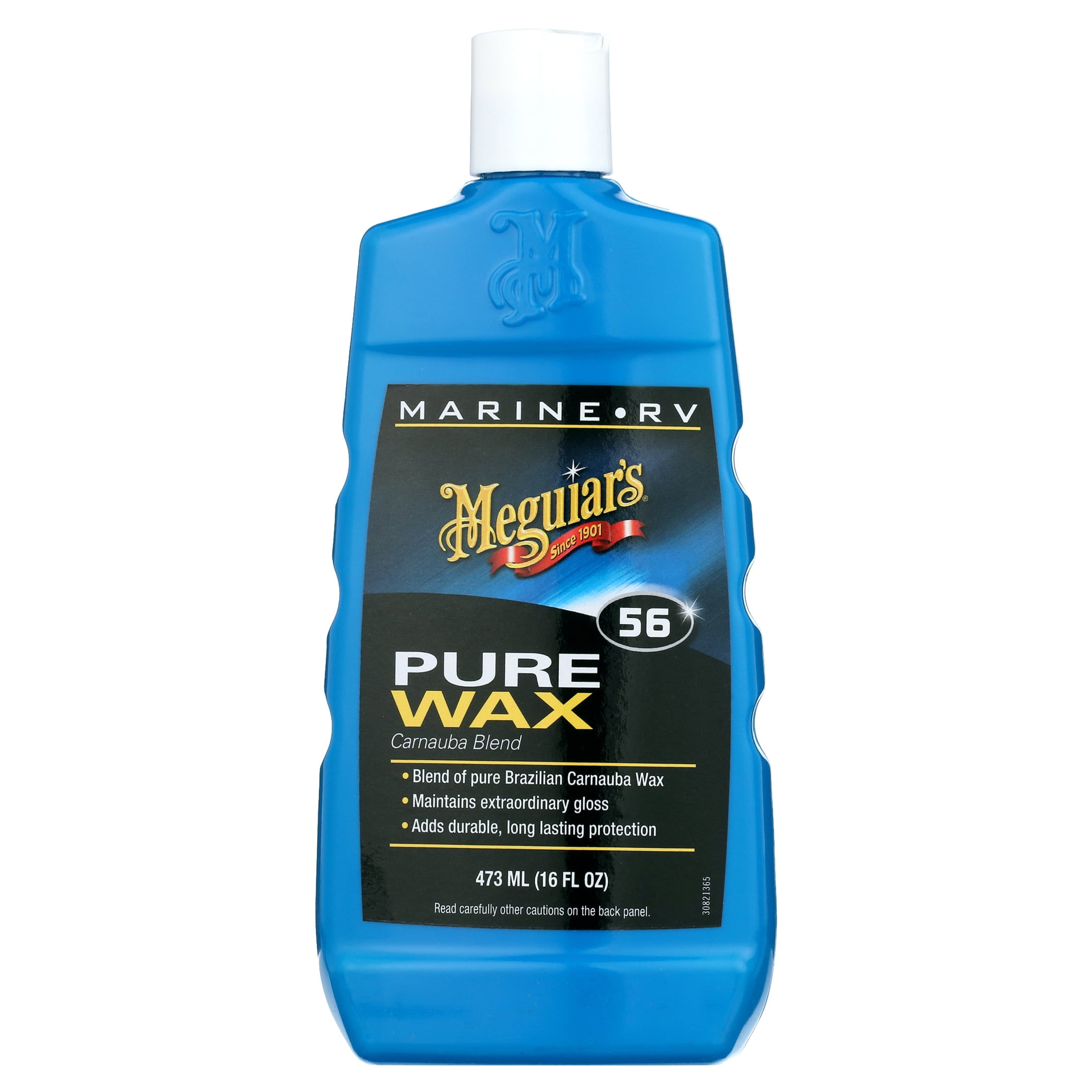 Meguiar's M56 Marine/RV Pure Wax Carnauba Blend - Marine Wax for High-Gloss..