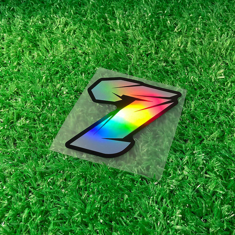 Thumbnail: 1PC Laser Number Motorcycle Stickers Waterproof Motorbike Fuel Tank Electric Sco