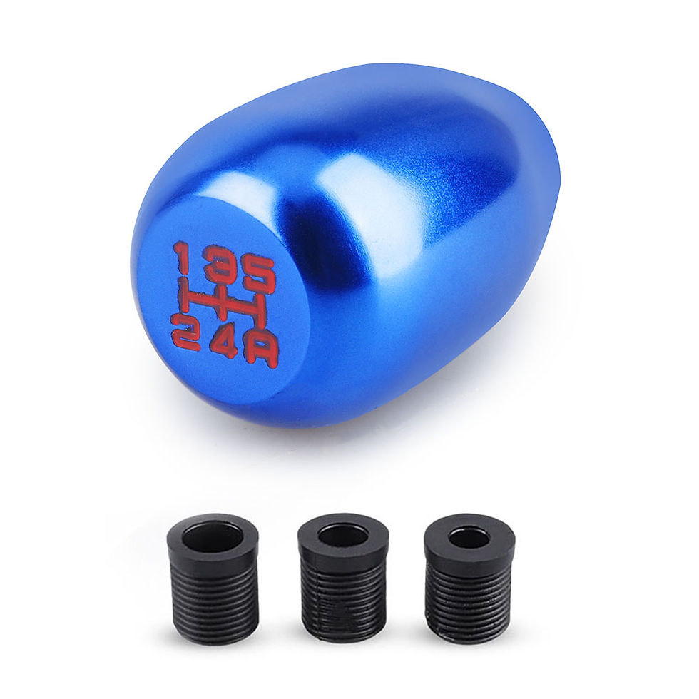 Thumbnail: Universal Racing 5 Speed Car Gear Shift Knob For Manual Transmission Aluminum Al