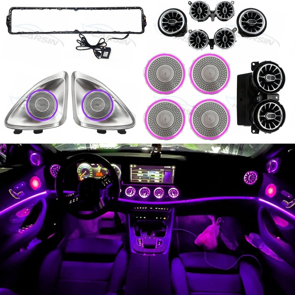 64 Colors W213 Ambient Lighting for Mercedes-Benz E Class 2016+ Interior Light A