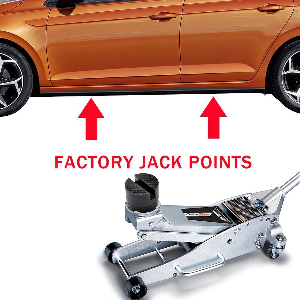 Thumbnail: Car Rubber Jack Pad Frame Protector Floor Slotted Pinch Weld Side Lifting Disk F
