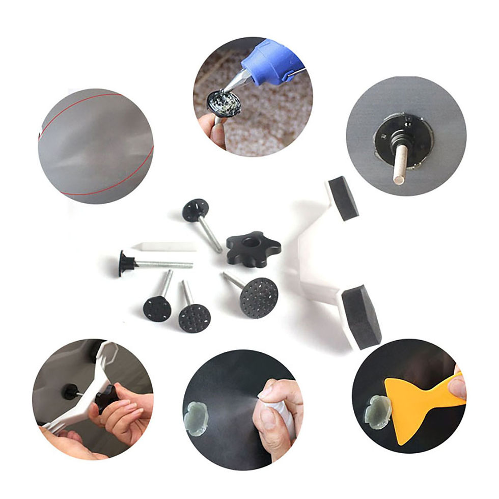 Thumbnail: Professional Paintless Car Dent Repair Tool Bridge Dent Puller Body Damage Fix T
