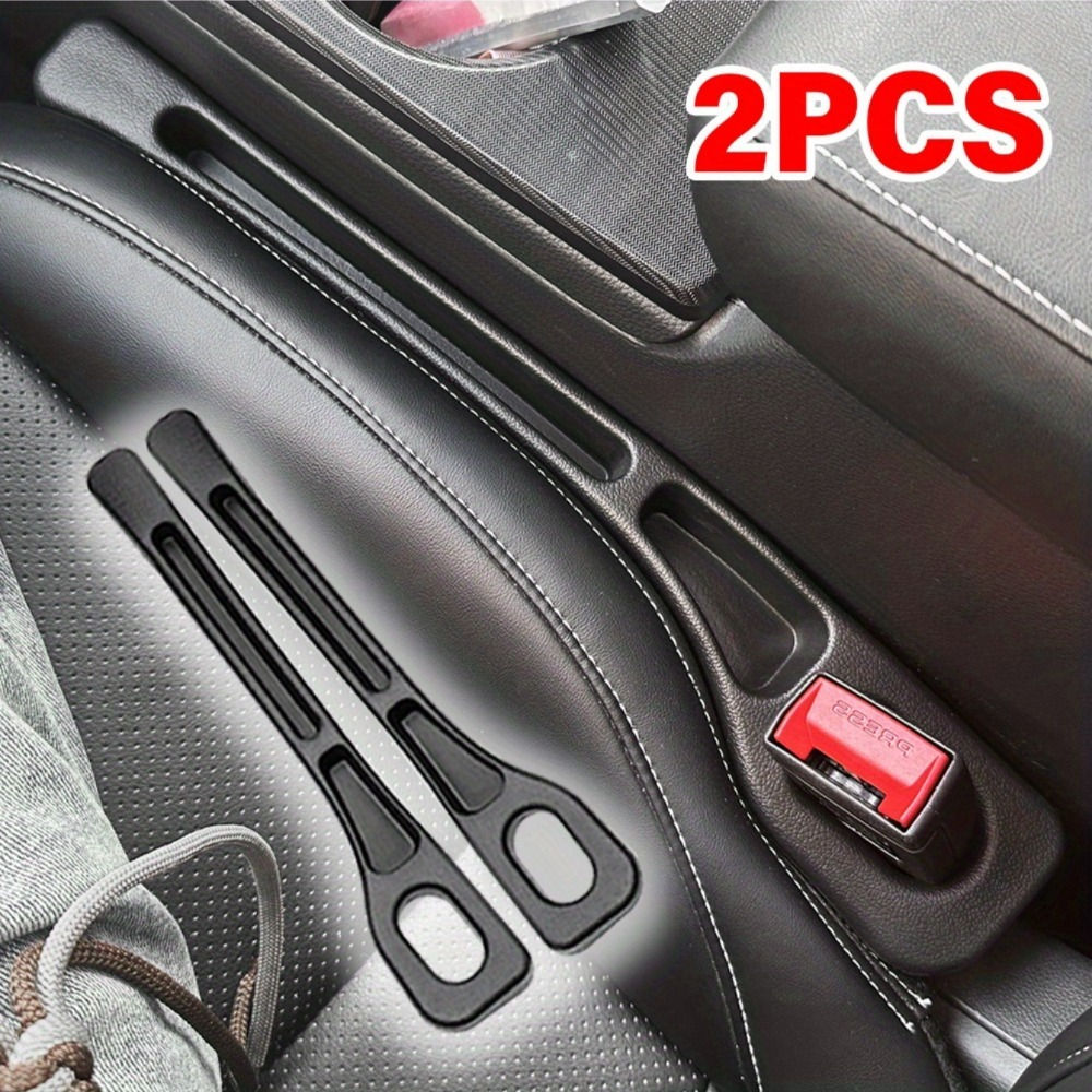 2 Pcs Car Seat Side Gap Plug Bendable Filler Strip To Prevent Things From Fallin