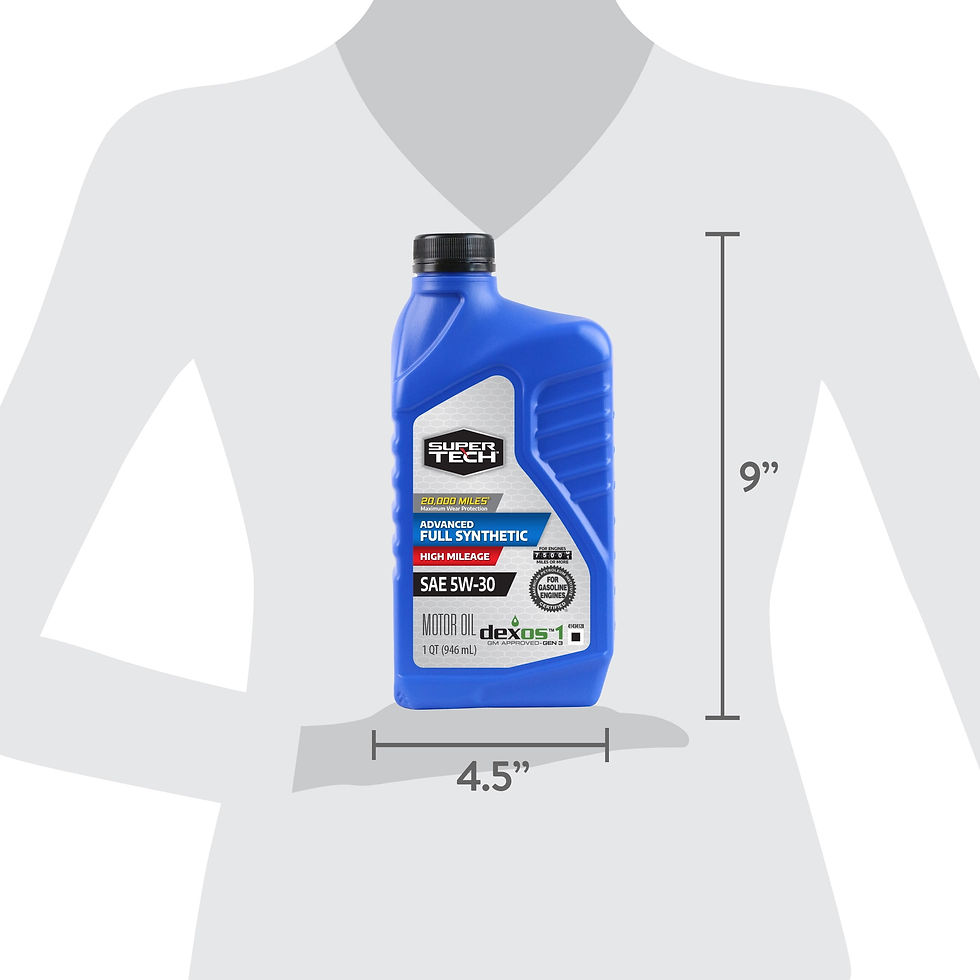 Thumbnail: Super Tech High Mileage Full Synthetic SAE 5w 30 Motor Oil