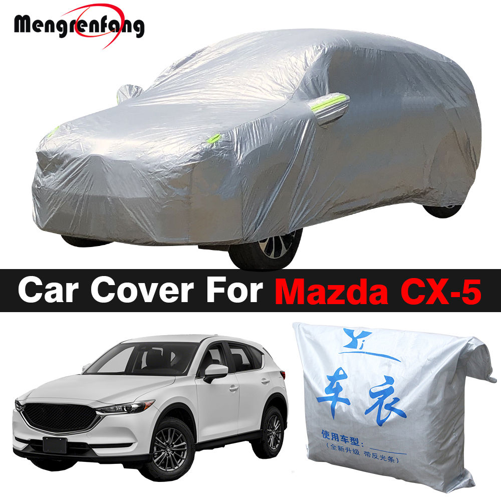 Full Car Cover Outdoor Anti-UV Sun Shade Rain Snow Resistant SUV Cover Dustproof