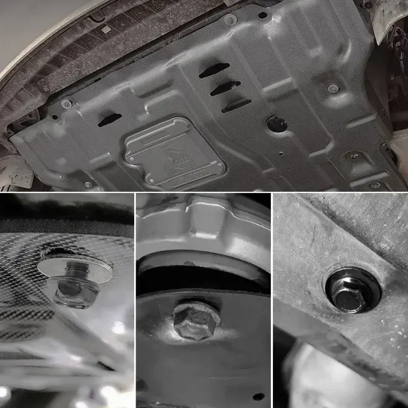 Thumbnail: Car Body Bolts & U-nut Clips M6 Engine Cover Undertray Splash Shield Guard Bumpe