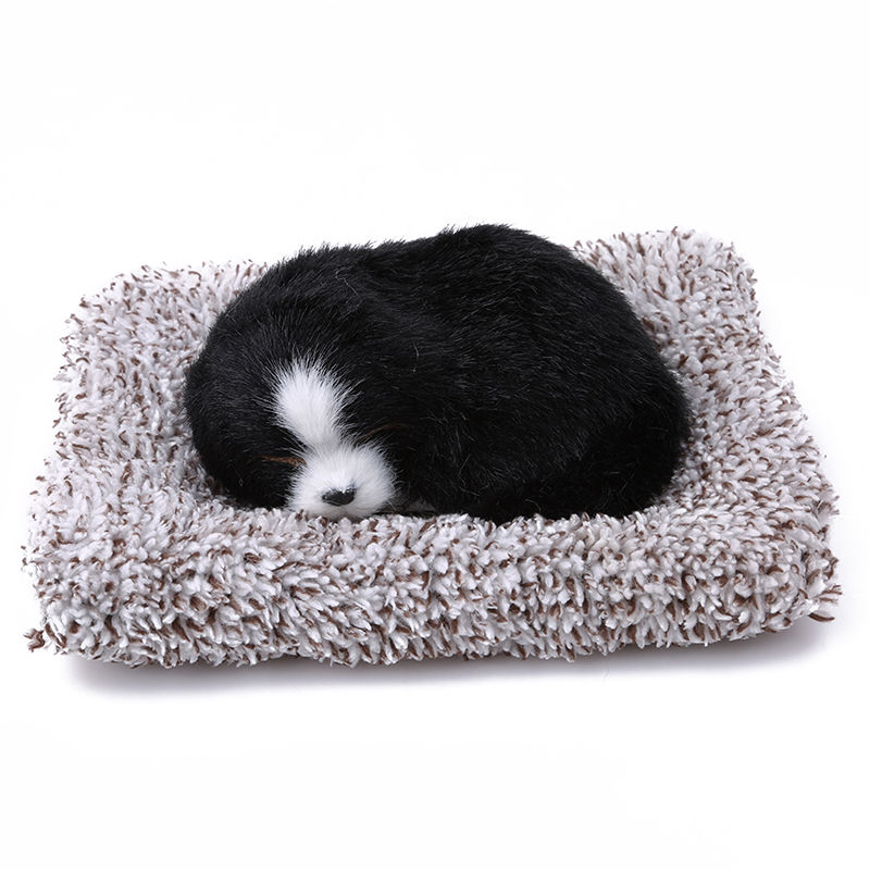 Thumbnail: Car Stuffed Toys Lovely Simulation Animal Labrador/Husky Doll Plush Sleeping Dog