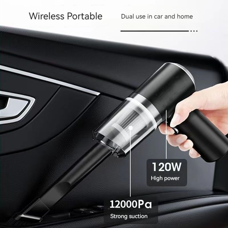 Thumbnail: High Power Vacuum Cleaner, Mini Cordless, 2000PA Strong Suction, Rechargeable Po