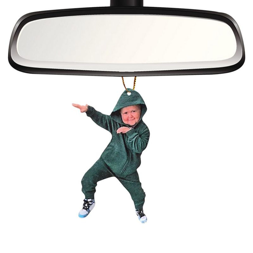 Funny Creative HASBULLA Character Car Rearview Mirror Pendant Car Interior Decor