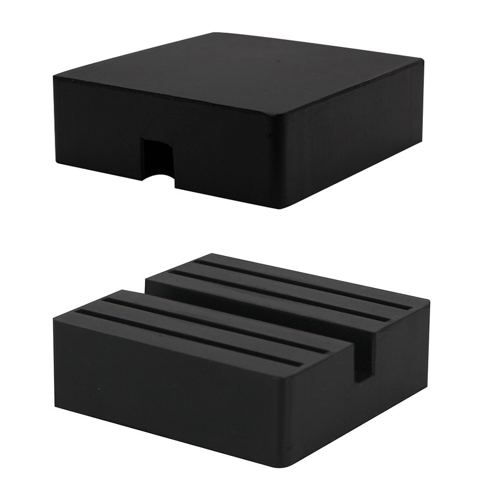 Thumbnail: Universal Square Rubber Pinch Weld Protector Floor Jack Pad Adapter For VW Audi