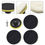 Thumbnail: 5 Pcs 4 Inch Buffing Polishing Pads Wool Wheel Mop Kit For Car Polisher Drill Ca