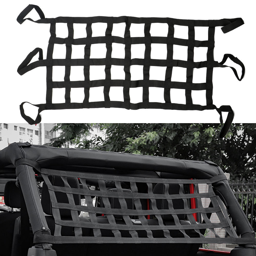 Car Roof Storage Net Retrofit accessories Tail Box Net For Jeep Wrangler Multifu