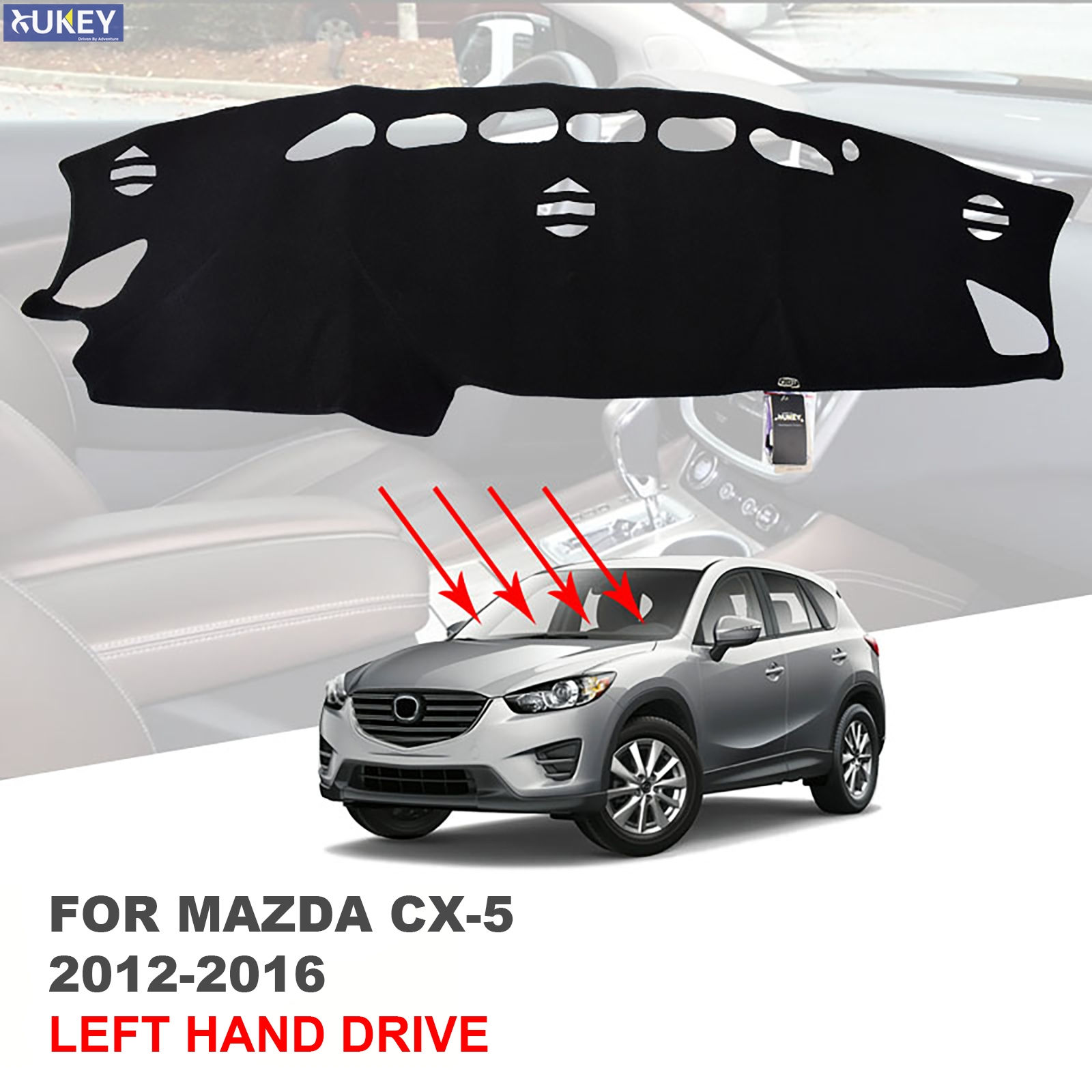 Interior Dashboard Cover Mat Dashmat For Mazda CX-5 2012 2013 2014 2015 2016 KF