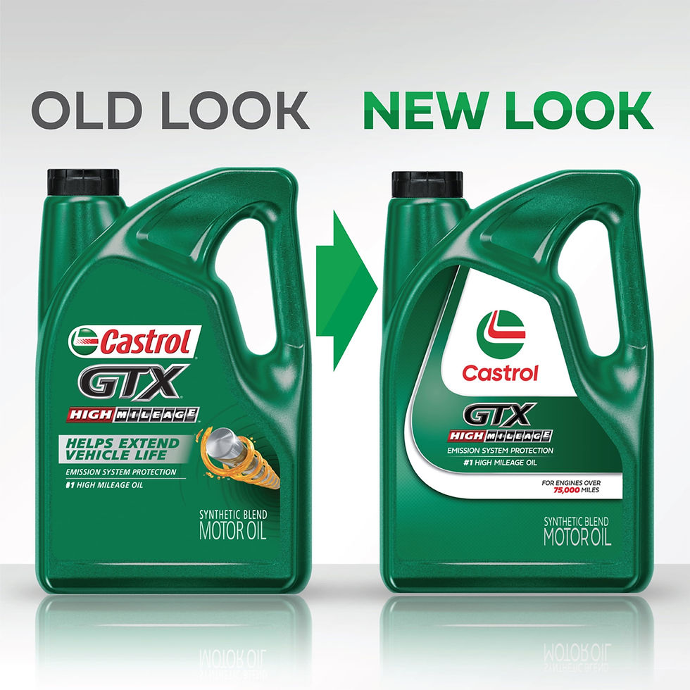 Thumbnail: Castrol GTX High Mileage 5W-20 Synthetic Blend Motor Oil, 5 Quarts