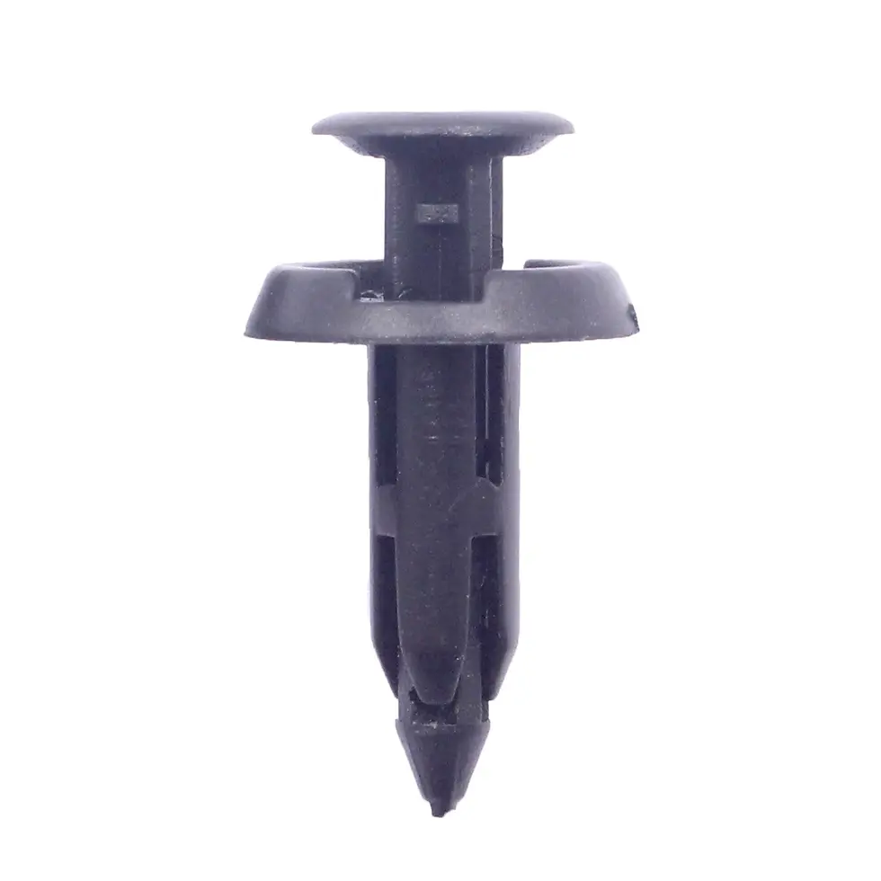 Thumbnail: 50pcs 6mm Plastic Bumper Fastener Rivet Push Expansion Retainer Car Clips For To