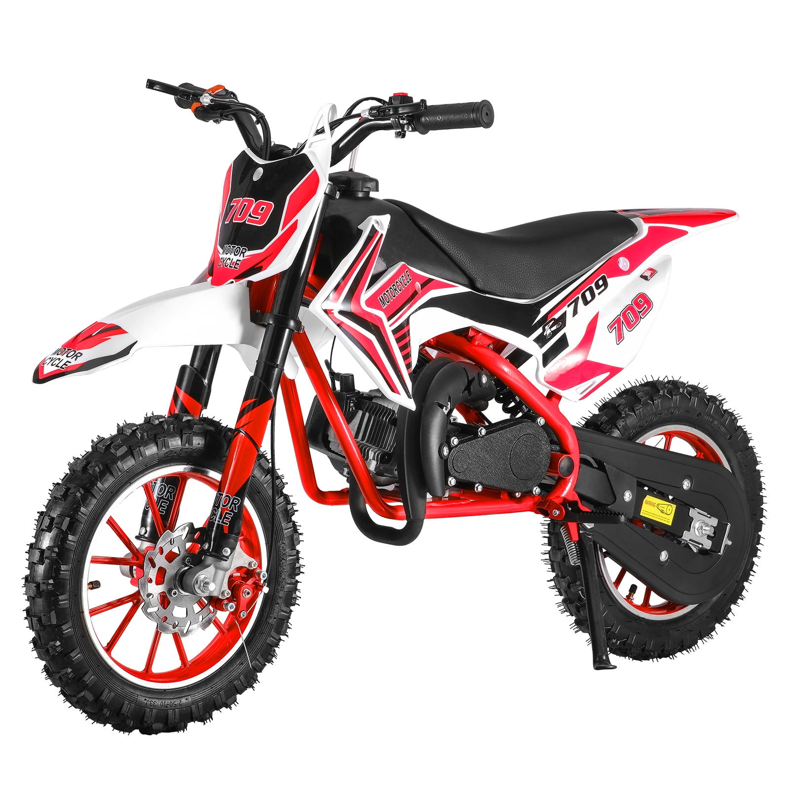 ziertyon 49cc Dirt Bike for Kids,2-Stroke Mini Dirt Bike Pit Bike for Kids ..