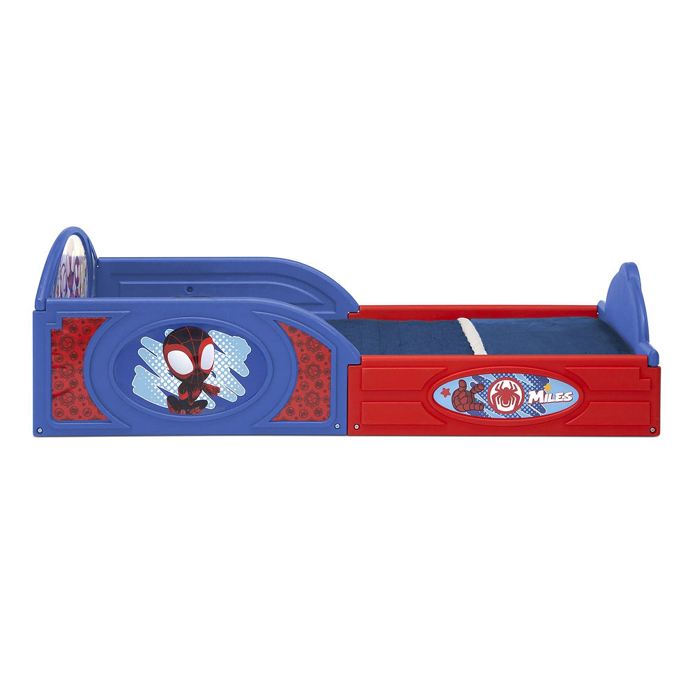 Thumbnail: Marvel Spidey and His Amazing Friends Sleep and Play Toddler Bed with Built..