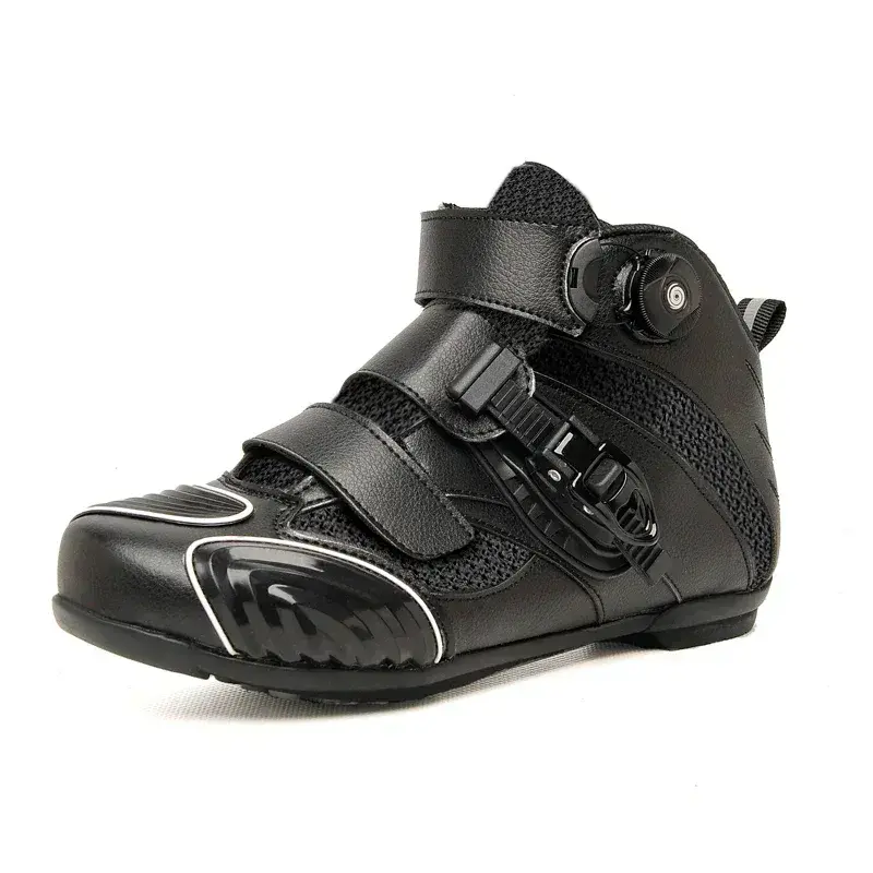 Thumbnail: New Motorcycle Boots Men Women Knight Outdoor Riding Anti-slip Winters Sneakers