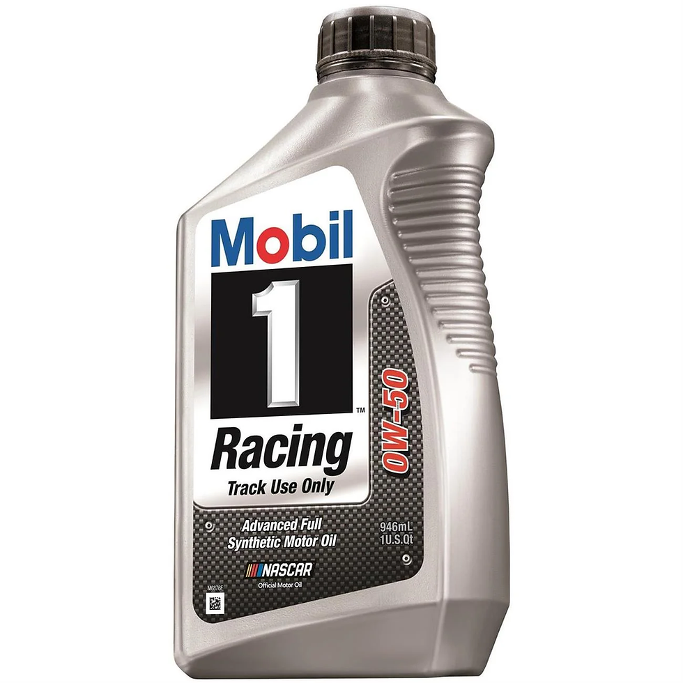 Thumbnail: Mobil 1 Racing Engine Oil 0W50 1 Quart Bottles Set of 6