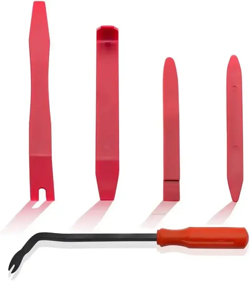 Thumbnail: Auto Interior Disassembly Kit Car Plastic Trim Removal Tool Car Clips Puller Diy
