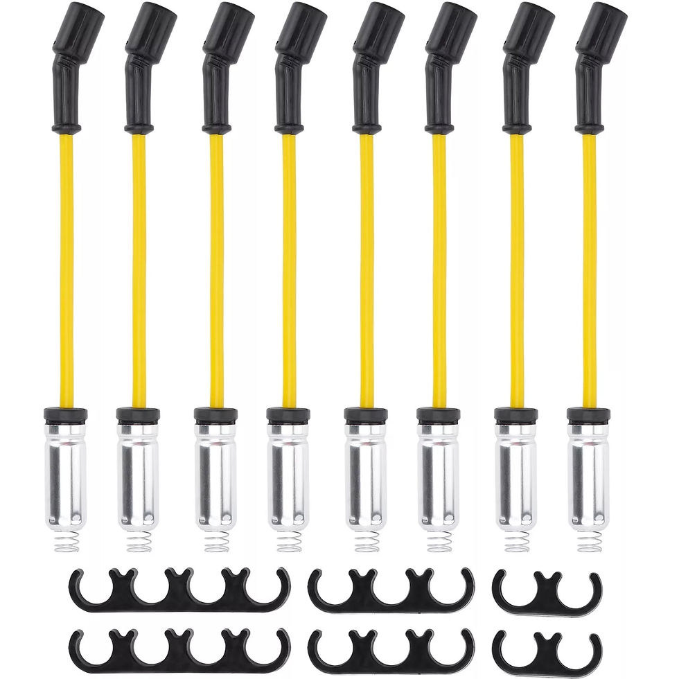 Thumbnail: Set of 8 UF262 D585 Ignition Coils and Spark Plug Wire for Chevrolet GMC Ca..