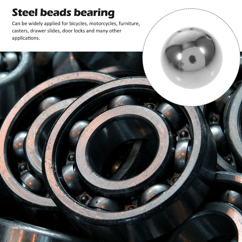 Thumbnail: Ball bearings 8pcs Ball Bearing Loose Ball Bearing Stainless Steel Assorted..