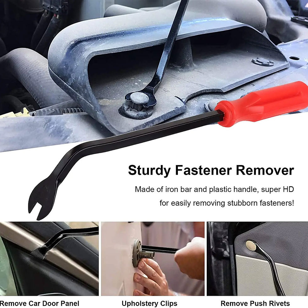 Thumbnail: Car Interior Removal Kit - Easy To Pry Fasteners -Non-Scratch Remove Door Clips