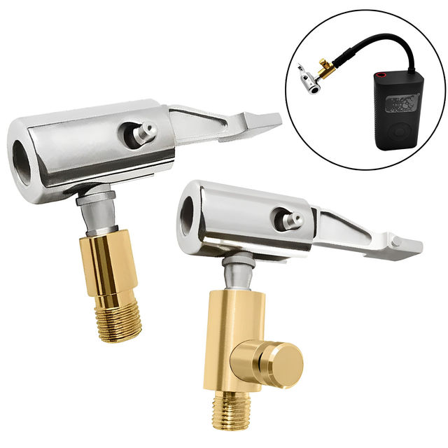 Portable Car Tire Inflatable Pump Car Air Pump Chuck Compressor Tire Inflator Ti