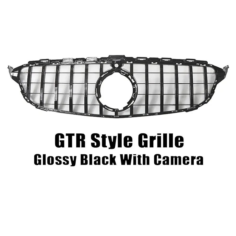 Thumbnail: XVIP Chrome Diamonds Style Upper Grille For Mercedes Benz C-Class W205 C300 C250