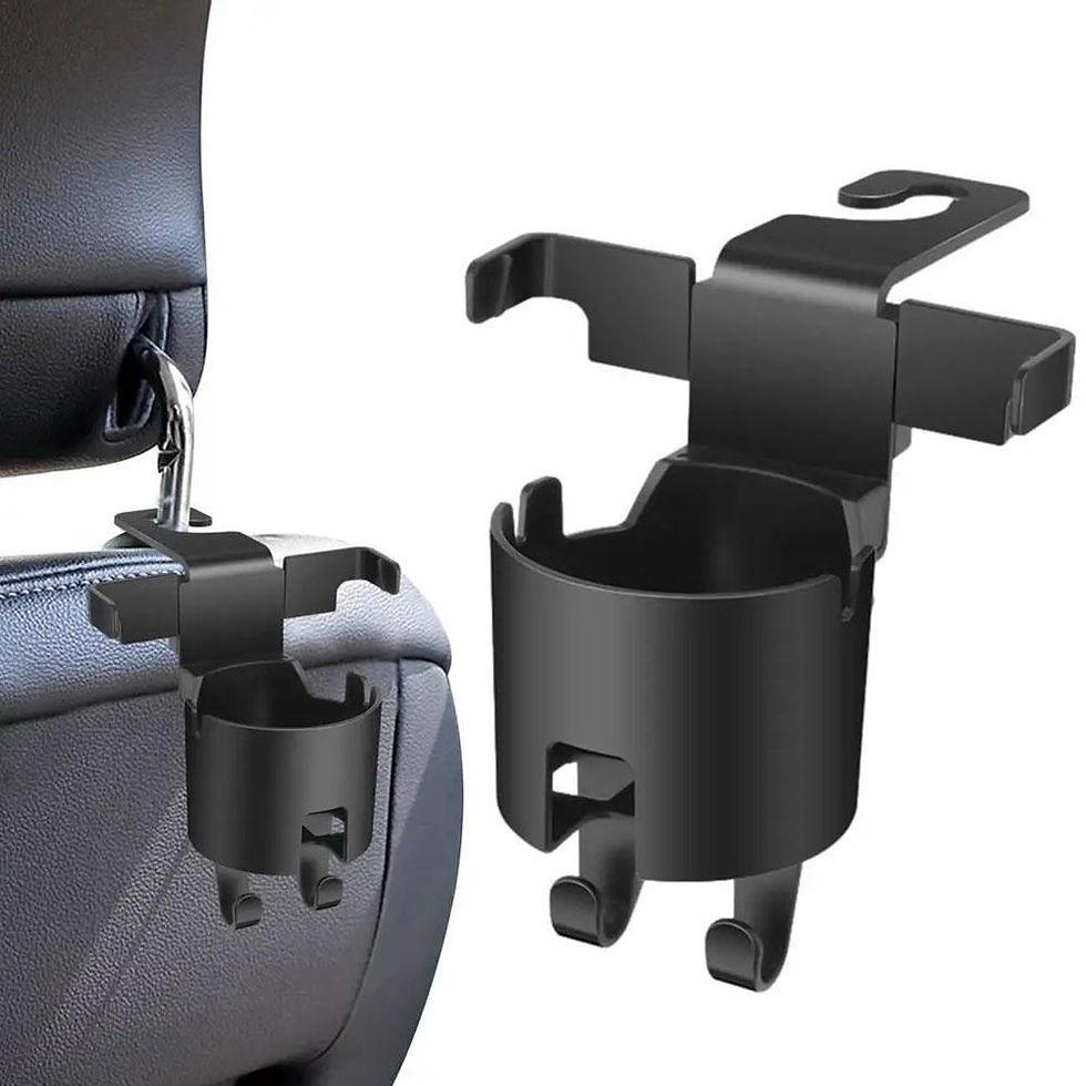 Thumbnail: Car Seat Headrest Hook Hanger Storage Organizer With Cup Holder Mobile Phone Hol