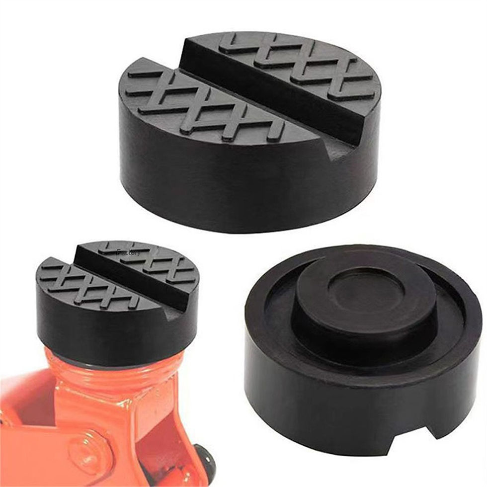Thumbnail: Car Lift Jack Stand Rubber Pads V-groove Car Jack Rubber Pad Anti-slip Rail Prot