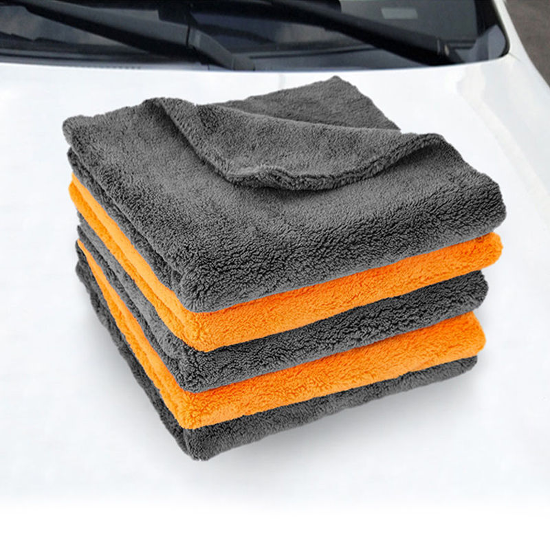 40X40cm Microfiber Towels Car Care Washing Thicken Towel Car Detailing Drying Cl