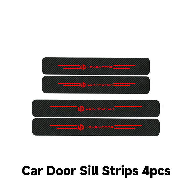 Thumbnail: Car Door Sill Guard Plate Threshold Protector Entry Board Pedal Cover For Leapmo