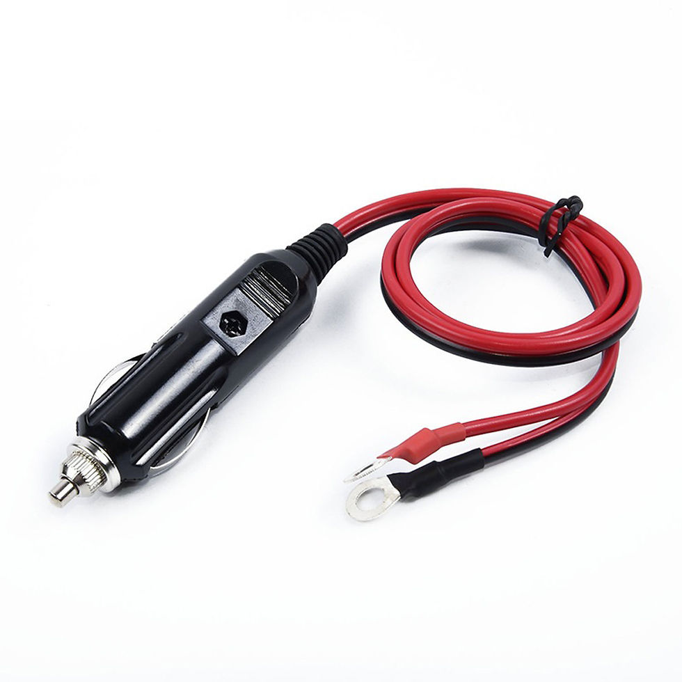 Thumbnail: 12-24V Connector Switch Heavy Duty Cigaret Socket Adapter Cigarette Lighter Adap