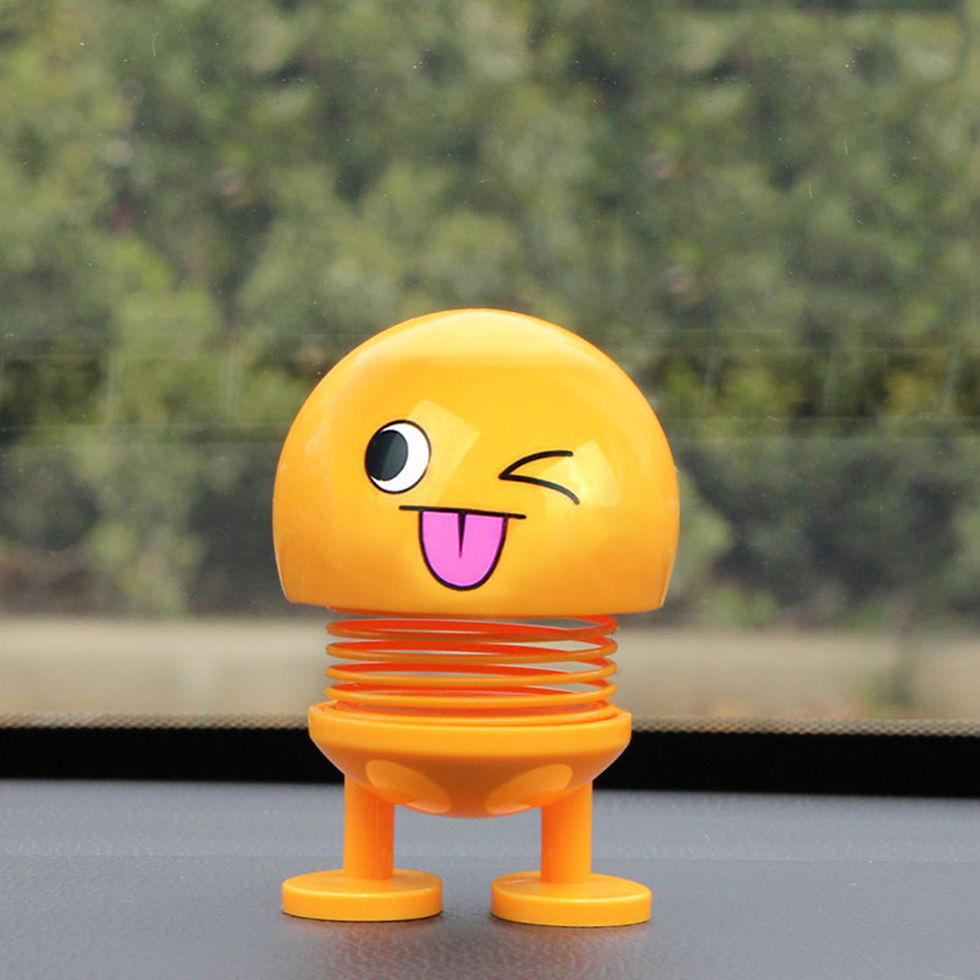 Thumbnail: Creative Funny Shake Head Doll Small Ornaments Beautiful Indoor Doll Car Toys Ca